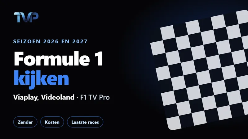 Formule 1 kijken in 2026 en 2027: Viaplay, Videoland en F1 TV Pro