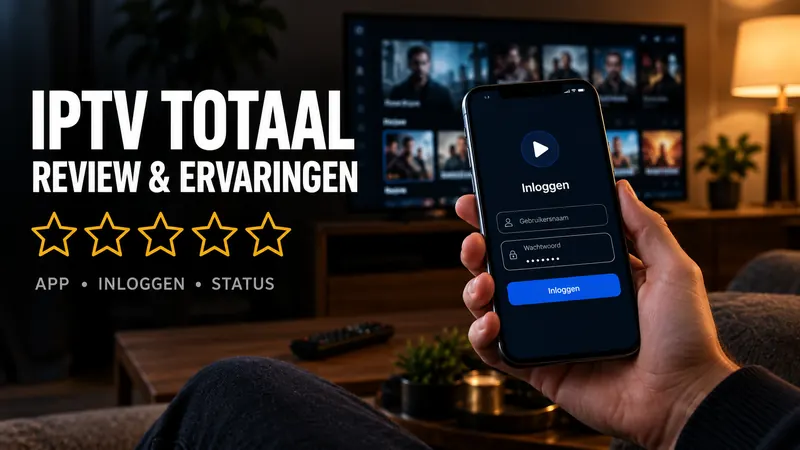 IPTV Totaal Review: App, Inloggen, Status en Wat het Kost