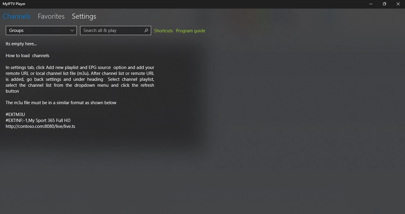 MyIPTV Player Dashboard
