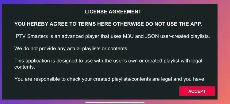 Smarters Lite Terms Agreement