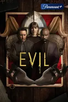 Officiële poster van de bovennatuurlijke dramaserie Evil